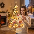 thumbnail image 4 of Christmas Window Clings,Christmas Tree Window Stickers for Glass Window,Christmas Decorations,Double-Sided Winter Holiday Window Decals Decor for Home Room Office Party Supplies, 4 of 5