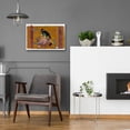 thumbnail image 5 of Epic Art 'Black Bird On Bronzed Flower 10' by Maria Pietri, Acrylic Glass Wall Art, 24"x16", 5 of 8