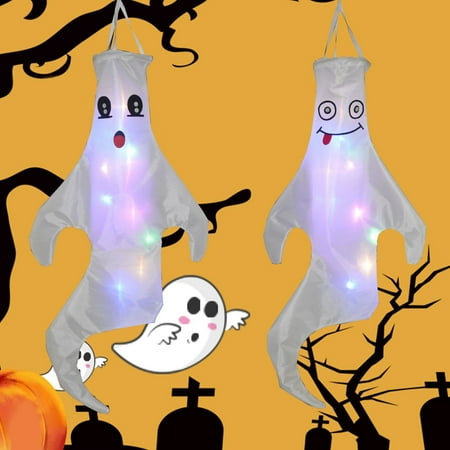 

Taluosi Ghost Light Eco-friendly Cartoon Pattern LED Halloween Hanging Decorative Light for Home