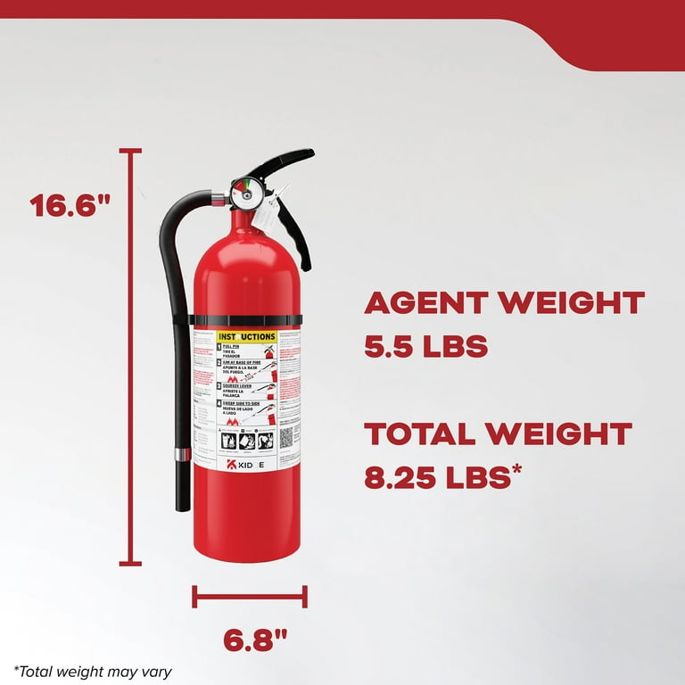 Free Shipping! Kidde Multipurpose Fire Extinguisher, 3A40BC