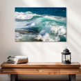 thumbnail image 2 of Elephant Stock Sea Glass Shore Wall Art - Horizontal Canvas Wall Art - Living Room Wall Decor - Beach Canvas - Blue And Gray Decor By Norman Wyatt Jr. - 24" x 16", 2 of 4
