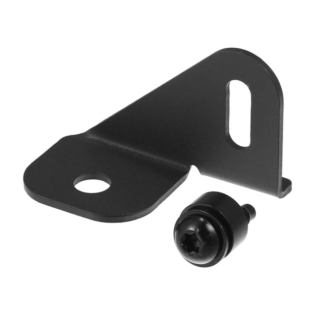 Reemplazo del soporte de montaje de la antena del lado del conductor de acero para Jeep Gladiator JT 2018-2022 negro