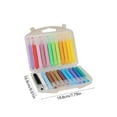 thumbnail image 2 of Hiroekza Soft Tip Watercolor Pens - 12/24/36 Colors Acrylic Markers for Canvas, Paper & Fabric, 2 of 6