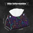 thumbnail image 4 of Kdxio Chemistry Science Print Tissue Box Cover,Modern PU Leather Rectangular Tissue Box Holder for Bathroom Living Room Bedroom Office Desk Car Home, 4 of 6