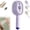 Purple, variant on Electric Steam Hair Brush - 2-in-1 Misting Detangling Comb with Red Light, Self-Cleaning, Scalp Massage, USB Rechargeable