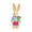 V1#L, variant on Straw Bunny Figurines Tabletop Ornament, Easter Sisal Bunny Statue, Mini Standing Straw Rabbit Figurine, Cute Easter Bunnies Ornament, Spring Party Garden Table Decoration