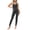 Black, variant on Womens Spaghetti Strap Bodycon Tank One Piece Jumpsuits Rompers Playsuit
