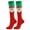 Santa Claus portrait, variant on Christmas Compression Socks for Women & Men, Knee High Compression Socks 20-30 mmHg, Compression Socks for Medical, Nursing, Running, Athletic, Varicose Veins, Travel