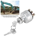 thumbnail image 3 of Interruptor de encendido, resistente al agua, con llave de arranque y 2 llaves para Kobelco Sk200-3, Sk200-5, Sk120-5, para automóviles, motocicletas y tractores., 3 of 5