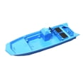 thumbnail image 2 of Siruishop 1/64 Camping Boat Model Ornament Mini Fishing Ship Model for Micro Landscape blue, 2 of 8