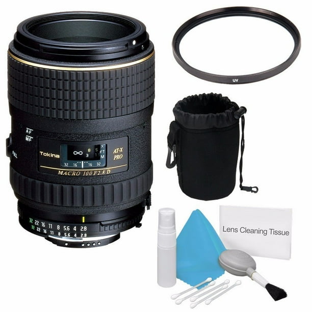 Tokina 100mm F 2 8 At X M100 Af Pro D Macro Autofocus Lens For Nikon Af D International Model No Warranty Deluxe Cleaning Kit 55mm Uv Filter Deluxe Lens Pouch Bundle 5 Walmart Com Tokina 100mm F 2 8 At X M100 Af Pro D Macro Autofocus Lens For Nikon Af D International Model No Warranty Deluxe Cleaning Kit 55mm Uv Filter Deluxe Lens Pouch Bundle 5 Walmart Com