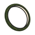 thumbnail image 2 of Green Branch Olive Haiem Elastic Steering Wheel Cover: Car Steering Wheel Accessories Universal Fit 15 Inch - Stylish And Comfortable Car Accessory For Men And Women, 2 of 8