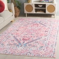 thumbnail image 3 of SAFAVIEH Arizona Dogon Oriental Machine Washable Area Rug, Beige/Pink, 8' x 10', 3 of 13