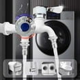 thumbnail image 4 of IMENGL Clearance! Outdoor Antifreeze 2 Way Faucet Du Al Quick Opening Multifunctional Faucet 2 Way Faucet Separator Un Iversal Du Al Faucet Separator for Easy Water Management One Size Blue, 4 of 7