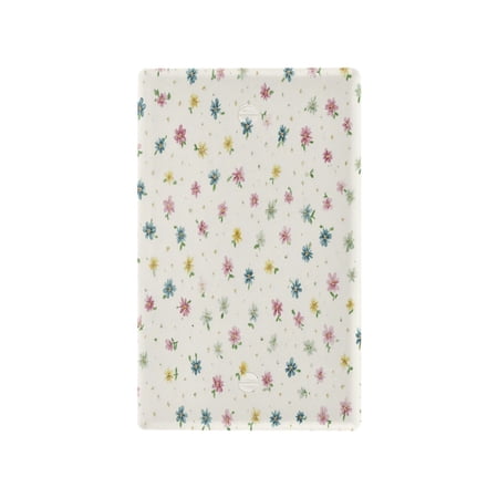 Unused Outlet Cover Switch Plate PC Material Electrical Outlet Covers Wall Plates with Screws Cute Pink and Blue Flowers