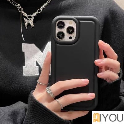 INS Funda De Teléfono De Lujo Mate A Prueba De Golpes Para iPhone 14Pro Max 11 13 12 Pro 14 Plus Cubierta Trasera De Silicona Para Pan Suave Gao Jiahui unisex
