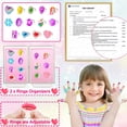 thumbnail image 2 of Set de joyas BEKALERZ Play para niñas de 3 a 8 años con anillos y pendientes, 2 of 7
