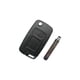 thumbnail image 1 of Kenally Carcasa de llave de coche ABS portátil desmontable reemplazo protector plegable a prueba de arañazos automotriz Fob funda protectora Dispositivos antirrobo 2 tecla derecha Kenally VI018356-02, 1 of 6