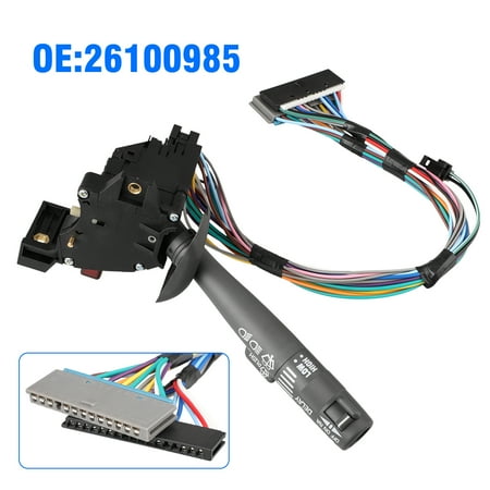 Wiper Arm Parts EEEkit Turn Signal Cruise Control Windshield Wiper Arm Lever Switch for Chevy GMC Truck,Replaces Part # 2330814, 26100985, 26036312 | Turn Signal, Wiper, Washers, Hazard Switch, Cruise Control ()