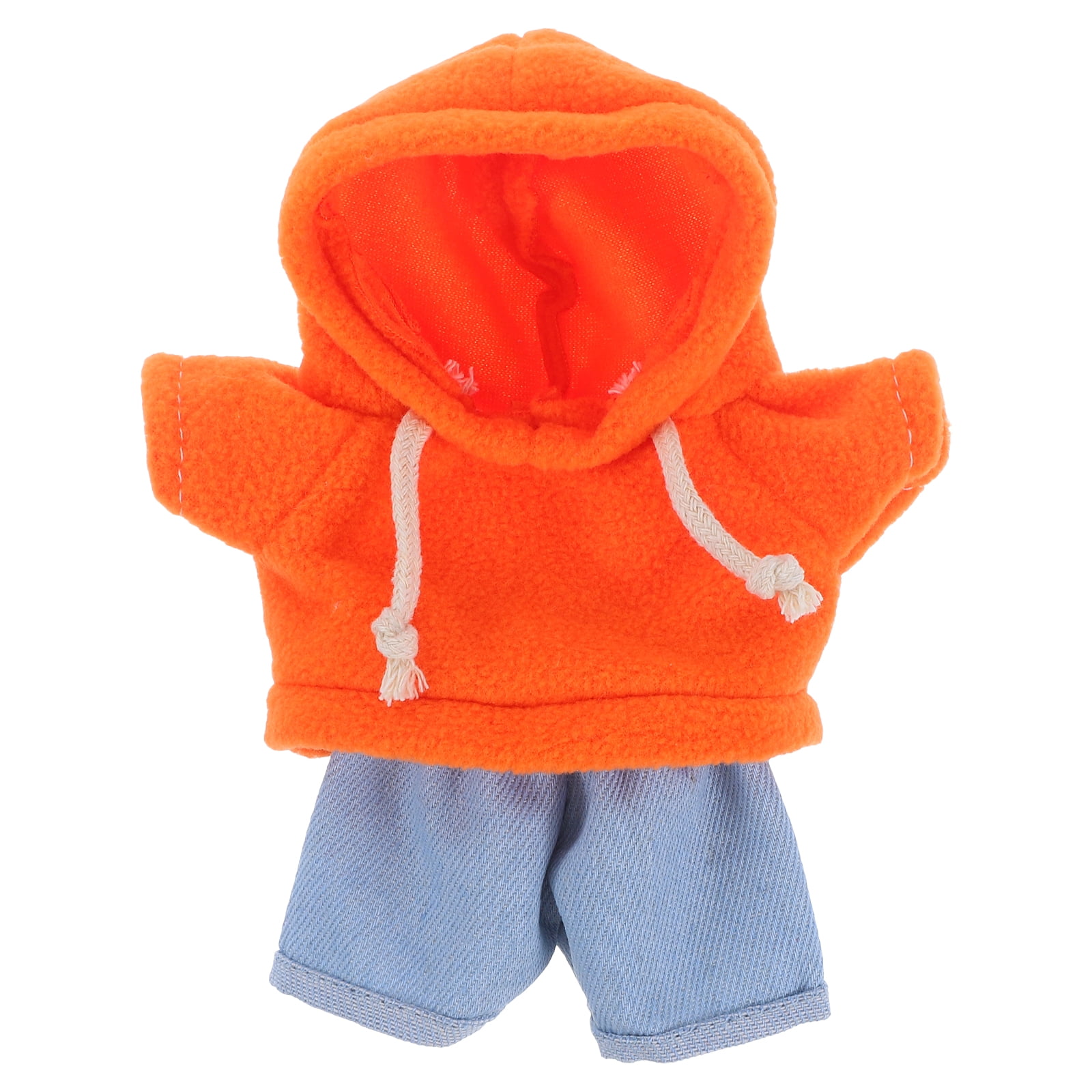 Veemoon Ensemble Vêtements Pour Poupée 20 Cm – Sweat Capuche Bleu + Jean Clair, Tissu Doux, Personnalisable