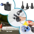 thumbnail image 6 of kjfeif Air Pump for inflatables, Portable Electric Air Mattress Pump, Quick-Fill Perfect inflator/Deflator Pump for Couch, Pool Floats, Blow up Pool Raft Bed Boat toy with Nozzles, 6 of 7