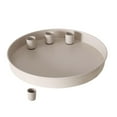 thumbnail image 2 of Fiudx Ofertas relámpago del día, solo en línea Bandeja magnética para velas cónicas, 23 cm, redonda, de metal, con 4 soportes magnéticos, bandeja decorativa, soporte festivo para velas de Adviento, 2 of 7