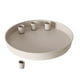 thumbnail image 2 of Bandeja magnética para velas, soporte cónico para velas, candelabro redondo de metal con 4 soportes magnéticos, bandeja decorativa, soporte festivo para velas de Adviento, metal de alta, 2 of 9
