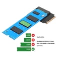 thumbnail image 3 of Placa De Expansión De Disco Duro, Placa De Expansión SSD 2230 A 2280 Velocidad De Transmisión Rápida Negro Fácil Operación 90 Grados Seguro Para Juegos Portátiles, 3 of 7