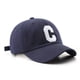 thumbnail image 4 of Gorra de béisbol informal para hombre y mujer, estilo coreano, retro, de moda, con letras C grandes bordadas, con protección solar, para exteriores, 4 of 5