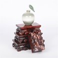 thumbnail image 4 of Rectangle Root Carving Wood Base Bracket Vase Bonsai Pedestal Decoration, 4 of 6