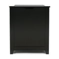 thumbnail image 3 of Redmon Contemporary Country Collection Plastic Laundry Hamper, Black, 3 of 3