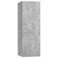 thumbnail image 3 of vidaXL 4 Piece TV Cabinet Set Concrete Grey Engineered Wood, 3 of 5