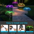 thumbnail image 4 of 2Pcs Solar Garden Lights Solar Outdoor Lights Waterproof 7 Color Changing Solar Fiber Optic Lights for Christmas Outdoor Yard Garden Decor,Gifts for Women, 4 of 15