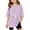 Light Purple, variant on YUEHUA Girls T Shirts Size 14-16 Summer Children's Girls' Round Neck Print Casual Loose Short Sleeved T Shirt Top, Size 10-11 Years