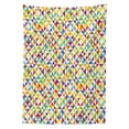 thumbnail image 3 of Ambesonne Colorful Tablecloth Rectangular Table Cover, Rainbow Mosaic Tiles, 60"x90", Multicolor, 3 of 4