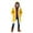 Yellow, variant on UQJfacai Boys Long Fleece Jacket Sherpa Lined Puffy Coats Hooded Winter Jackets Open Front Cardigan Outerwear with Pockets 5-14 Years