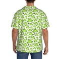 thumbnail image 7 of Goofa Cute Frogs Printed Men's Casual Short-sleeved Shirt,Lightweight Breathable Button-down,Summer Casual men's top,Versatile Fashion shirt-3X-Large, 7 of 7