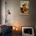 thumbnail image 3 of Placa Metal Vintage Jinetes Pintura Hierro Rectangular Artística 30x40 Cm, 3 of 9