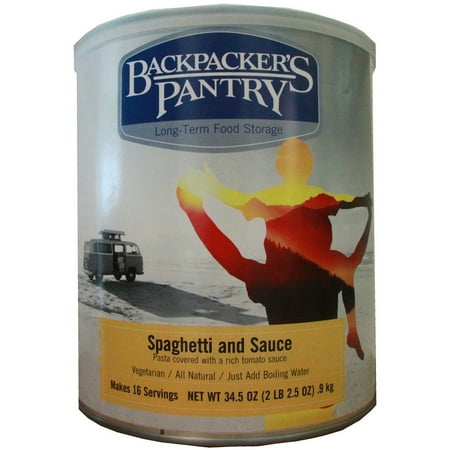 Backpacker's Pantry #10 Can Spaghetti and Sauce (Best Store Bought Spaghetti Sauce 2019)