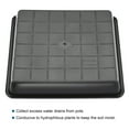 thumbnail image 3 of Uxcell Plastic Square Flower Drip Trays for Gardening 6pcs Black 6", 3 of 5