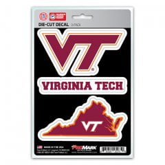 - Virginia Tech Hokies Team Decal Set