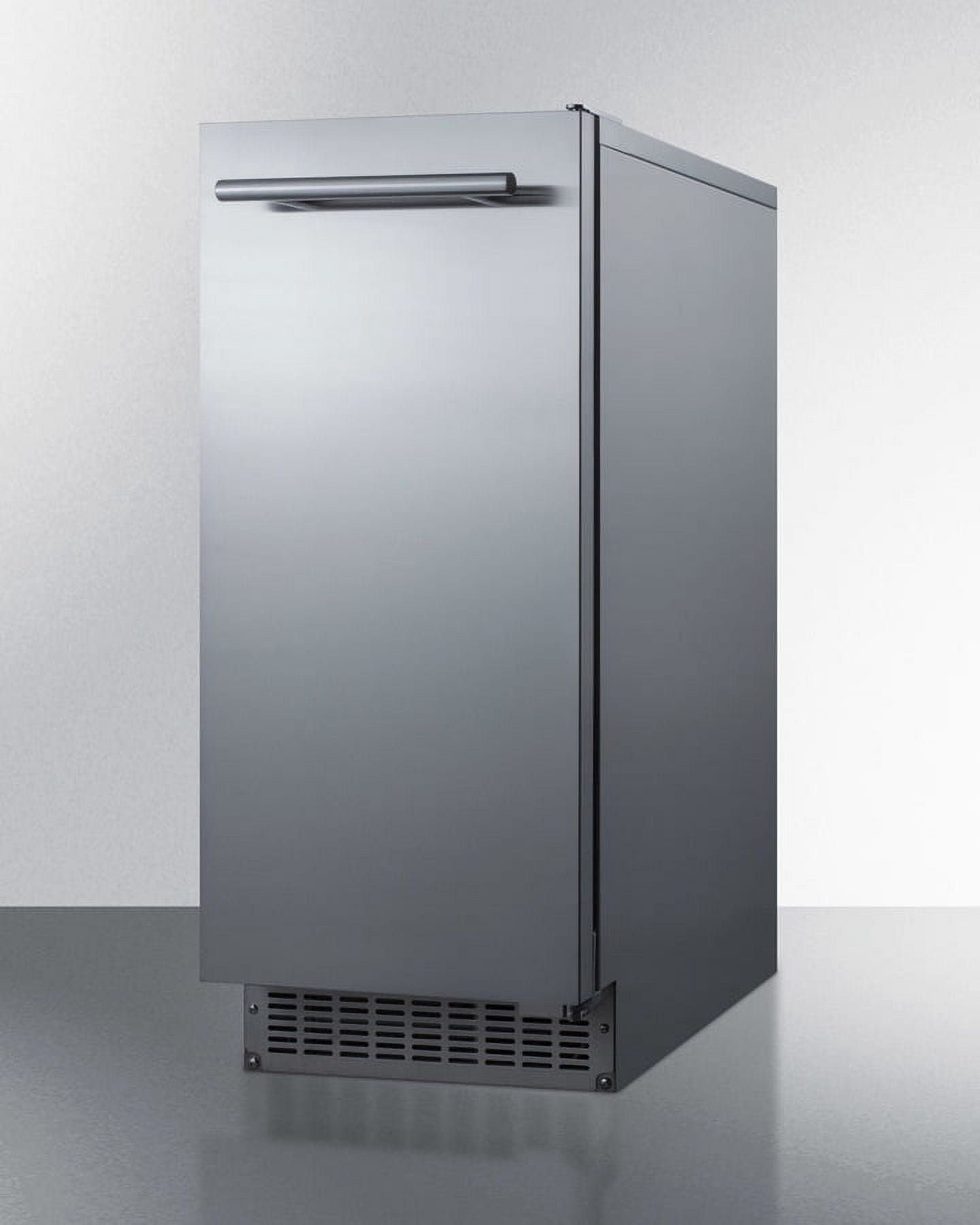 62 lb. Clear Outdoor/Indoor Icemaker- Gravity Drain