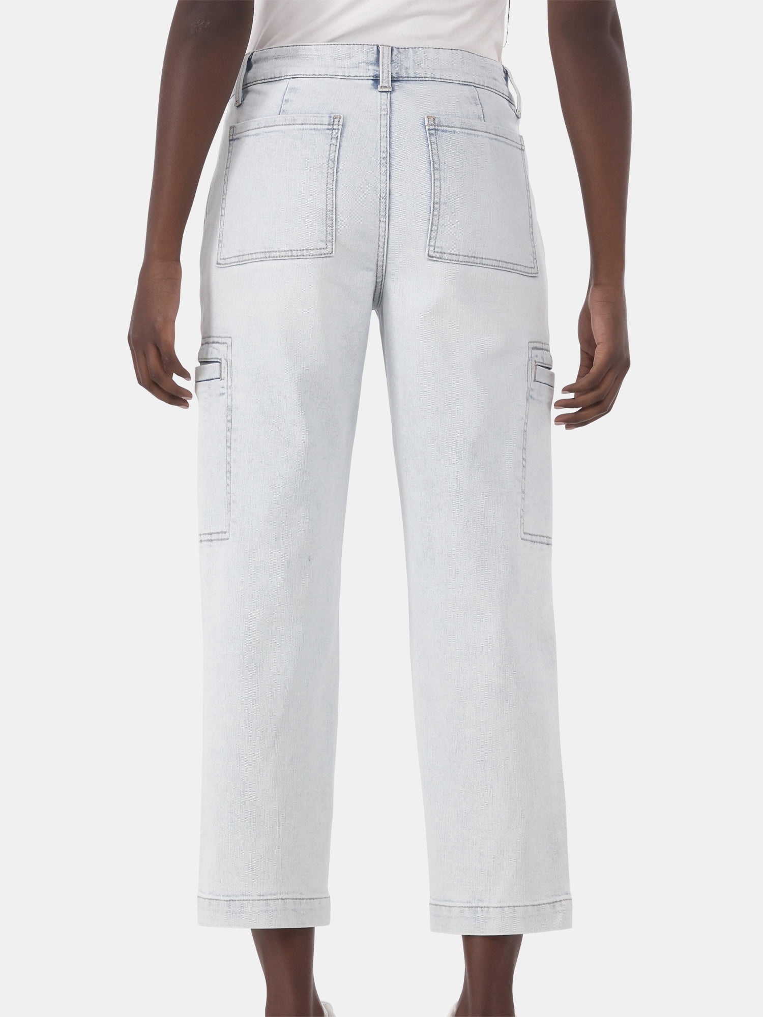 Time and Tru Women's and Women’s Plus Utility Jeans, 27" Inseam, Sizes 2-20