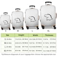 thumbnail image 6 of Stretch Luggage Cover M(22-24in)– Elastic Travel Suitcase Protector with Handle Openings & Bottom Closure, Washable Polyester Spandex Cover for 18"-32" Suitcases, S/M/L/XL Size, 6 of 6