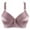Orange, variant on Womens Plus Size $5,Women Fashion Print Bra Wire Free Underwear One-Piece Bra Everyday Underwear