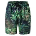 thumbnail image 2 of zuwimk Men's Swim Trunks Quick Dry Beach Shorts with Pockets Z-Green,XL, 2 of 5