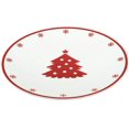 thumbnail image 3 of Melange 608410095588 36-Piece 100% Dinnerware Set Christmas Collection-Red Xmas Shatter-Proof and Chip-Resistant Melamine Dinner Plate, Salad Plate & Soup Bowl (12 Each), 10.5", White, 3 of 6