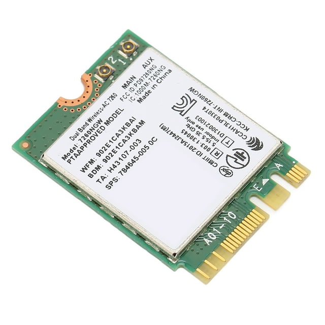 Tarjeta WiFi De Doble Banda Para Internet, 2,4 Ghz, 5Ghz, 1200Mbps, 4,0, NGFF M.2, Tarjeta De Internet Inalámbrica Para Ordenadores Portátiles De Oficina En Casa