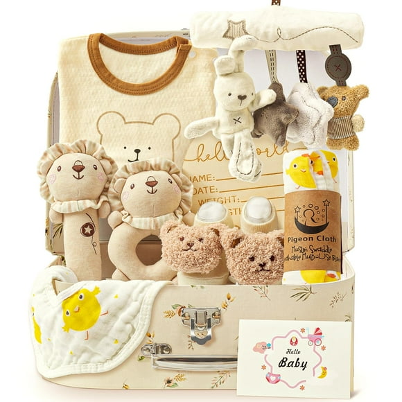 Cestas de regalo para bebés Golray Newborn, 9 unidades, para ducha de niños y niñas
