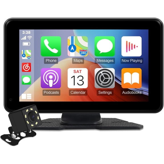 7" Portable for Stereo Touch Screen with & Tablet with Backup Camera/Mirror Link/Voice Control//GPS for